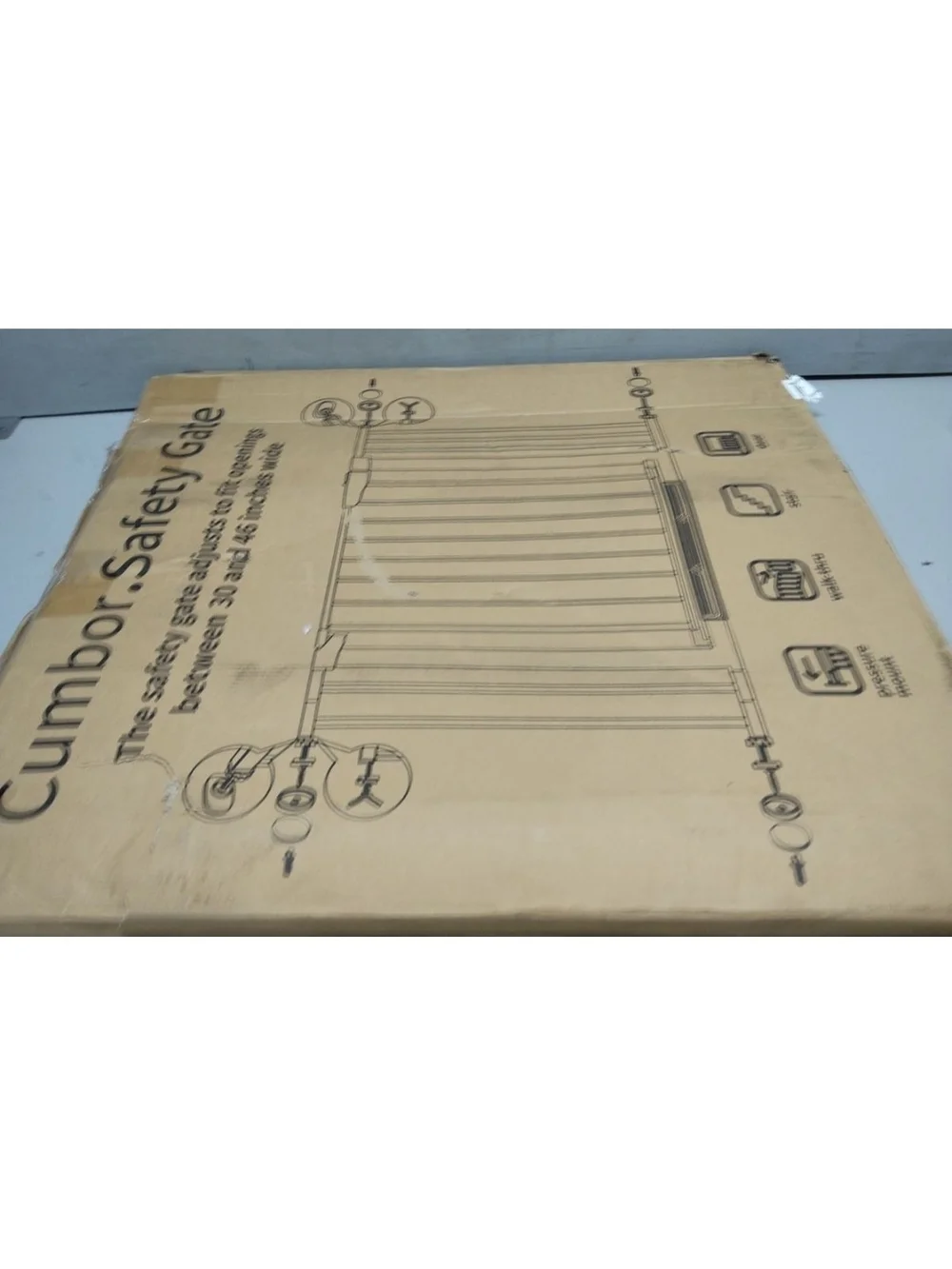 Lock Black Pet Safety Gate for Dogs